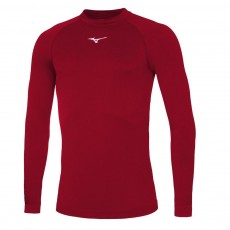 Mizuno Maglia Termica Intima Core Manica Lunga Granata